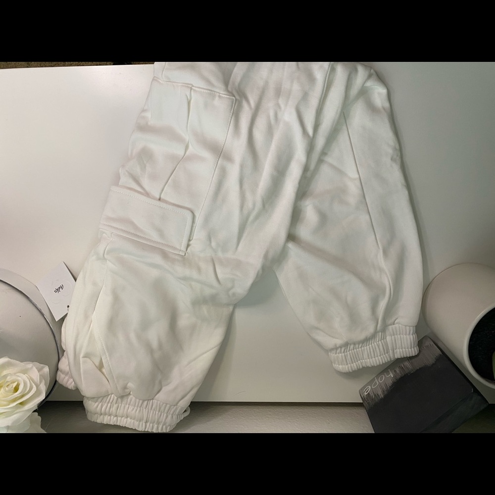 Adika white joggers